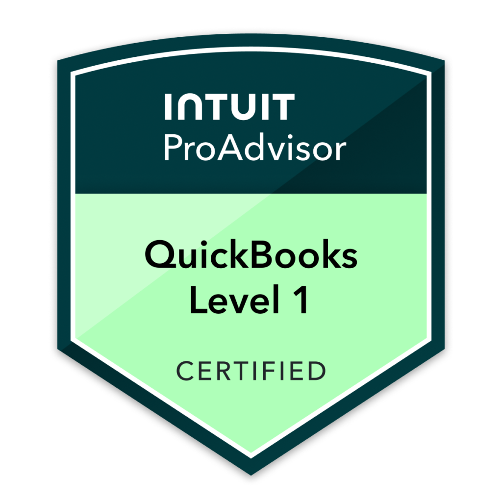 QuickBooks Online certificate